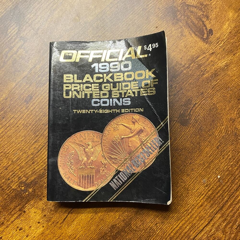 Price Guide Of United States Coins 1990 Blackbook Paperback Book - Official